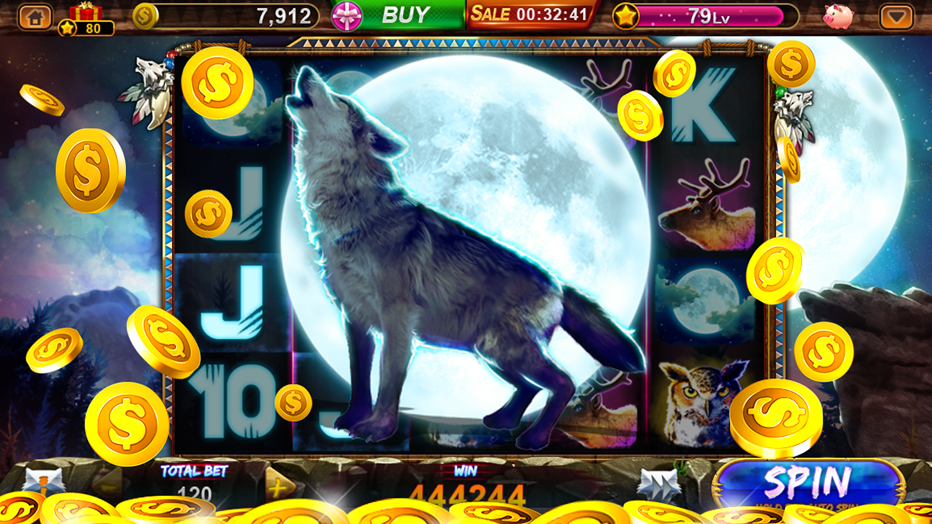 A beautiful screenshot of the 2JL Casino app interface